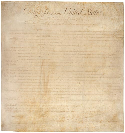 La Declaración de Derechos (Bill of Rights)